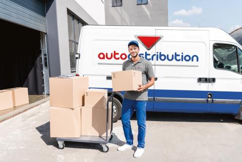 camionnette Autodistribution